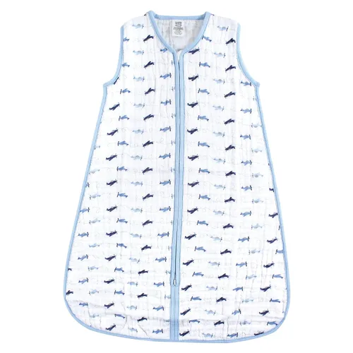 Vista 6 de Luvable Friends - Saco de dormir para bebé sin mangas, diseño unisex, Saco de dormir sin mangas de muselina de algodón, 0-6 meses
