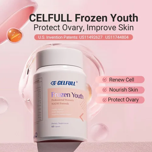 Vista 2 de CELFULL Suplemento de inositol, Myo-Inositol y D-Chiro Inositol Mezcla con NADH y PQQ y Folato - Proporción ideal 40:1 - Equilibrio hormonal y apoyo