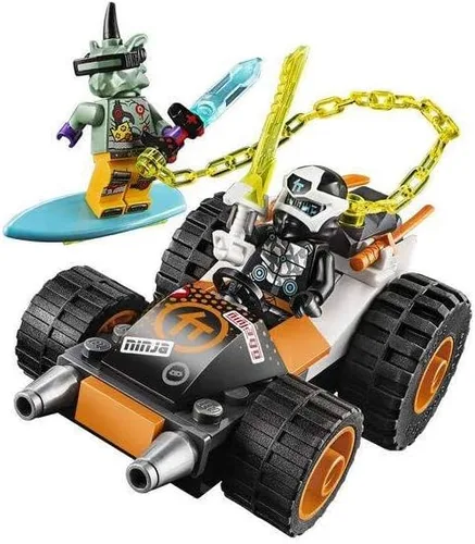 Vista 3 de LEGO NINJAGO Cole's Speeder Car 71706 Ninja Kit de construcción de coche (52 piezas)