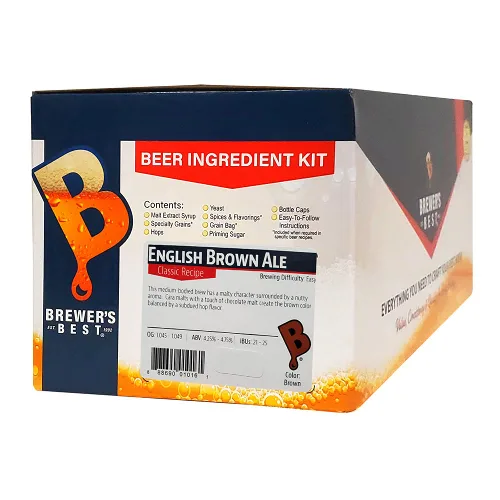 Vista 4 de Brewer's Best Kit de ingredientes de cerveza casera English Brown Ale
