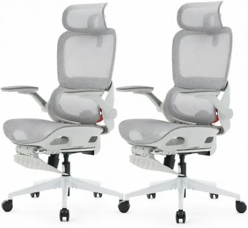 Vista 13 de SIHOO Silla de oficina B100, cómoda silla de oficina ergonómica, silla de computadora con soporte lumbar adaptable y reposacabezas ancho
