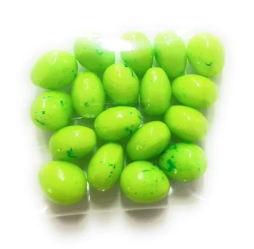 Vista 4 de Dragonball Z Senzu Beans - Caramelos DBZ con sabor a fruta con 2 calcomanías de Gosu Toys (paquete de 2)