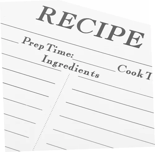 Vista 5 de TEHAUX 50pcs Tarjetas de Receta Fotos Sellos para Cocinar Accesorios de Cocina Uso Diario Receta Papel