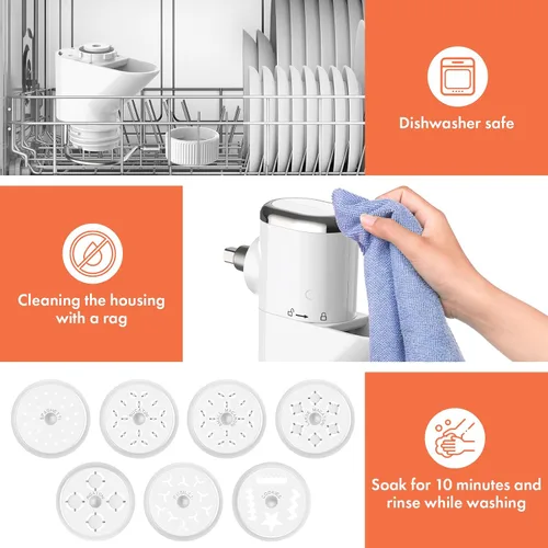 Vista 6 de COFUN Gourmet - Accesorio de prensa de pasta para batidora de pie KitchenAid