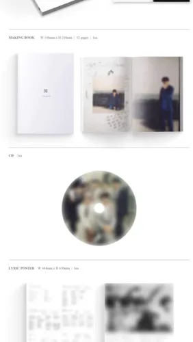 Vista 2 de BTS BE Deluxe Edition Álbum CD+1p Póster en paquete+1p Cartel lírico en paquete+100p+92p PhotoBook+32p Making Book+8p PhotoCard+1ea Photo Frame+7p