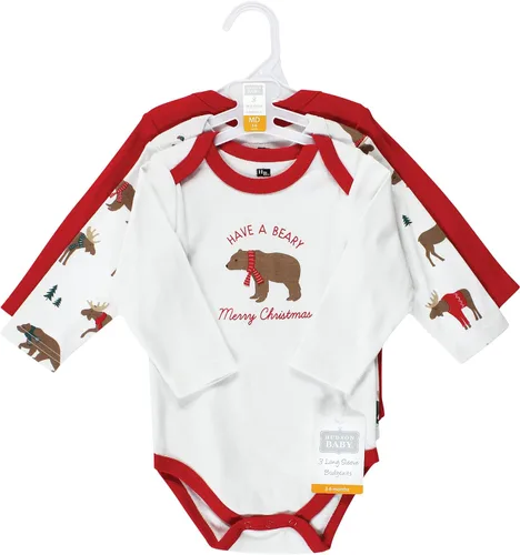 Vista 2 de Hudson Baby unisex-baby Cotton Long-sleeve Bodysuits
