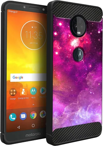 Vista 6 de CasesOnDeck - Funda compatible con Motorola Moto Z4 / Moto Z4 Play, funda de diseño de Moto Z4 Play, delgada, flexible, elegante, protección contra