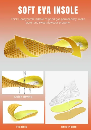 Vista 5 de WateLves Zapatos de agua para hombre y mujer, zapatos de natación para playa, descalzos, atléticos, de secado rápido, calcetines acuáticos