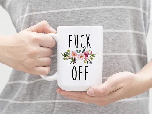 Vista 5 de Taza de café divertida e inadecuada para el mejor amigo de Vulgar, taza grande de 454 ml