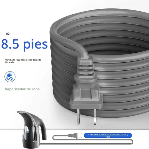 Vista 6 de HiLIFE Vaporizador para ropa, diseño portátil de mano, gran capacidad de 240ml, 700W, vapor penetrante fuerte, elimina arrugas, para el hogar