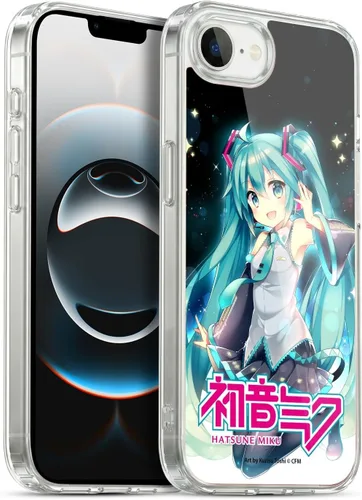 Vista 137 de Head Case Designs Licencia Oficial Hatsune Miku Gráficos Lindos Carcasa de Gel [Protección de Grado Militar] Compatible con Apple iPhone 7