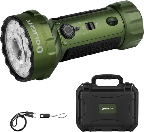Vista 10 de OLIGHT Marauder Mini 2 linterna de alto lúmenes 5 modos de iluminación azul medianoche 10,000LM y 750M, carga dual tipo C y MCC3, IPX8