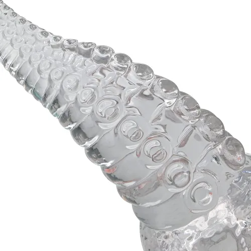 Vista 5 de Consolador anal transparente con ventosa para tentáculos, consolador realista y transparente para estimulación de próstata, tapón anal, masturbarse