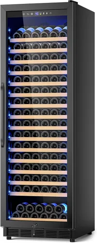 Vista 27 de Refrigerador de bebidas de 17 pulgadas de ancho – Enfriador de bebidas para 126 latas con puerta de vidrio Mini refrigerador de cerveza