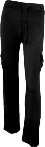 Vista 3 de Cargo Pants for Women Bootcut Yoga Pants Wide Leg Sweatpants Plus Size Workout Gym Trousers with Button Pockets