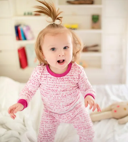 Vista 3 de Burt's Bees Baby - Pijama para bebé niña, con camiseta y pantalón, conjunto de 2piezas, 100 % algodón orgánico