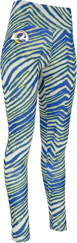 Vista 83 de Zubaz NFL Mallas para mujer de longitud completa de cintura alta básica 1.0