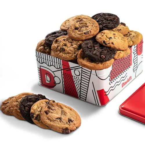 Vista 24 de David's Cookies Galletas recién horneadas – Deliciosa variedad suave hecha a mano – Exquisito regalo gourmet para amigos y familiares en ocasiones