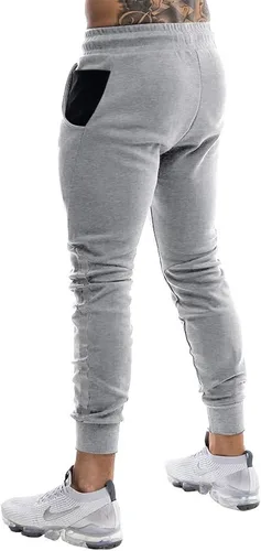 Vista 3 de Wangdo Pantalones deportivos ajustados para hombre, pantalones deportivos cónicos para entrenamiento, pantalones deportivos casuales para correr