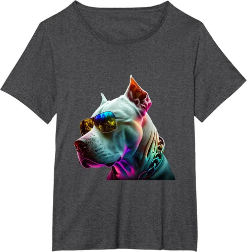 Vista 29 de Dogo Argentino Dogs Dogo Argentinos Camiseta, Negro