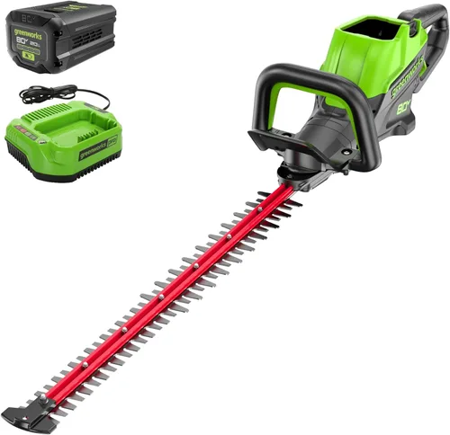 Vista 16 de Cortasetos de poste inalámbrico Greenworks Pro de 80 V y 20 pulgadas, solo herramienta