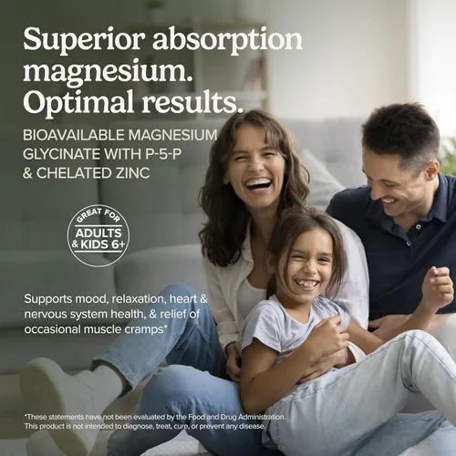 Vista 2 de Terry Naturally P-5-P/MAG - 60 cápsulas veganas - Vitamina B6 (piridoxal-5-fosfato), suplemento de zinc y magnesio, apoya la salud del corazón, sin