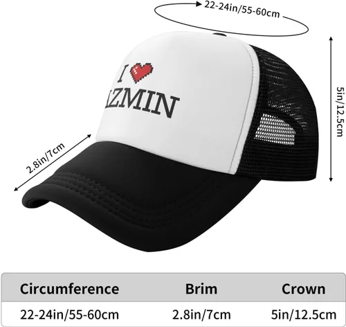 Vista 3 de Hats for Dad I Love Jazmin Trucker Hats Life is Good Hat