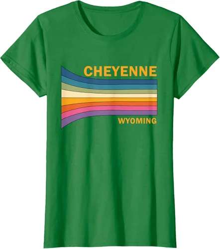Vista 33 de Retro Vintage 70s Cheyenne Wyoming camiseta