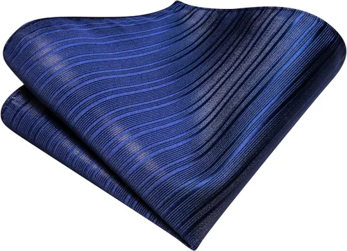 Vista 227 de Dubulle Corbata tejida de cachemira para hombre y gemelos de pañuelo para hombre, conjunto de gemelos para boda formal y negocios