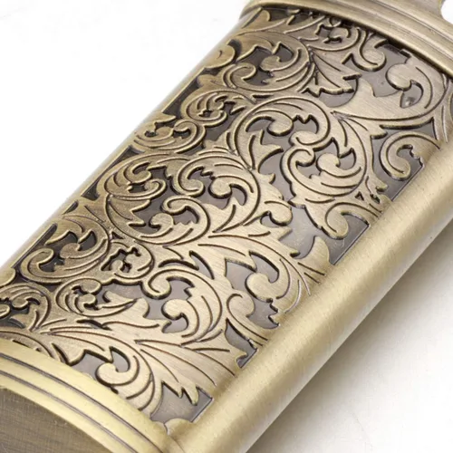 Vista 4 de Ambrogio.L Funda para encendedor Mini BIC J5, bronce + plateado + dorado (3 piezas)