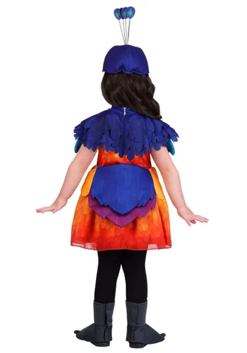 Vista 3 de Vestido de Disfraz Toddler de Kevin de Pixar UP para Niña Multicolor