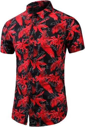Vista 2 de 2023 Summer New Shirt for Men Solid Slim Fit Shirt Loose Large Tees Fashion Casual Short Sleeve T Shirt for Men