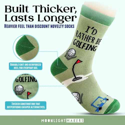Vista 94 de Moonlight Makers Funny Colored Socks, Novelty Socks, Stocking Stuffer, Unisex Socks