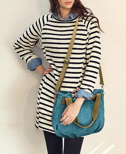 Vista 9 de CY Bolsa de lona casual para mujer