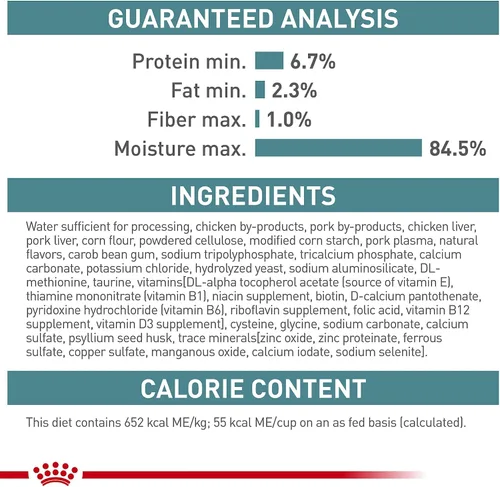 Vista 6 de Royal Canin Feline Care Nutrition Hairball Care - Alimento para gatos en salsa, 3 onzas (paquete de 6)