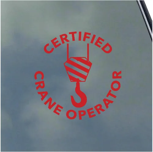 Vista 5 de Adhesivo de vinilo certificado para operador de grúa, construcción militar residencial comercial