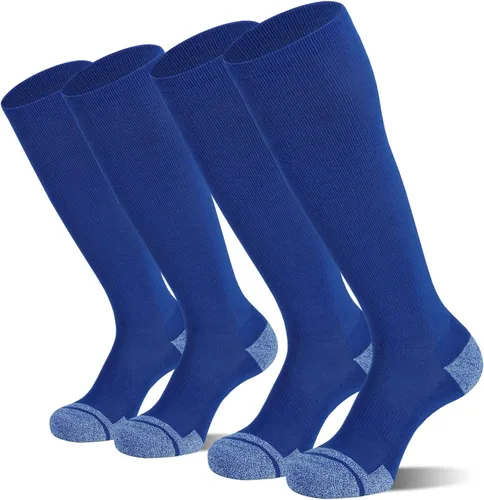 Vista 15 de CS CELERSPORT Paquete de 2 / 3 calcetines de béisbol para jóvenes, niños y adultos, calcetines de fútbol de sóftbol sobre la pantorrilla