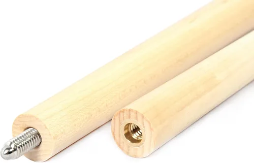 Vista 4 de ASKA Sneaky Pete Pool Cue Stick 58", Maple Spliced Exotic Wood, 13mm Tip, 5/16x18 Joint, Wrapless Billiard Cue, 2-Piece Construction