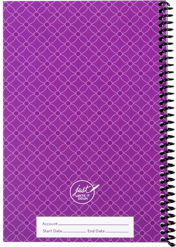 Vista 3 de El Cuaderno Premium de Registro de Cheques y Tarjetas de Débito de The Superior Register - Registro de Cuenta de Cheques, Libro de Contabilidad