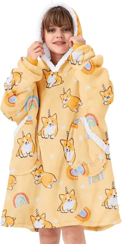 Vista 14 de American Trends Wearable Blanket Hoodie, Oversized Sherpa Warm Hoodie Blanket Thick Sweatshirt, Gift for Women Men Girls