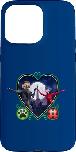 Vista 31 de Miraculous Ladybug and Cat Noir The Movie Heart - Carcasa para iPhone 17
