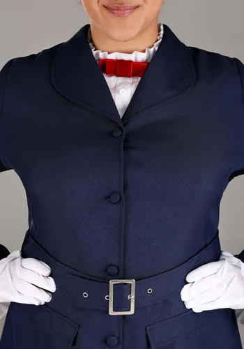 Vista 8 de Disfraz de Mary Poppins para mujer de talla grande