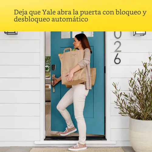 Vista 5 de Yale Assure Lock 2 - Cerradura de seguridad para teclado con Bluetooth Ante negro