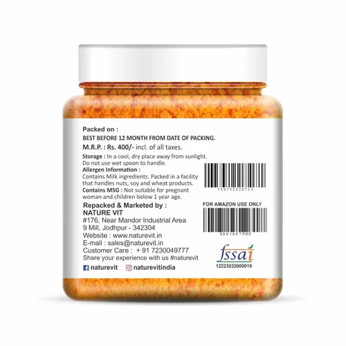Vista 3 de NatureVit - Queso cheddar en polvo, 2.2 lbs [paquete de 4] (perfecto para maíz pop, pasta, condimentos de papas fritas)