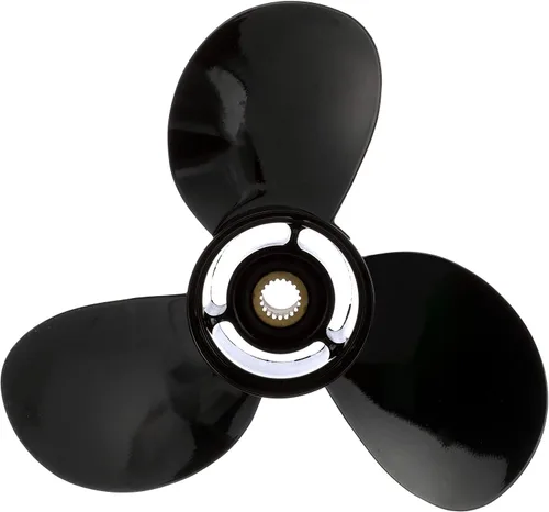 Vista 6 de Quicksilver Black Diamond Bravo Two Propeller Black Finish