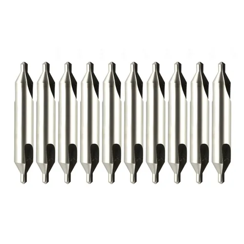Vista 11 de Taladro central estándar A0.5, taladro central DRINYOUNG de acero de alta velocidad de 60 grados (Tipo A, A0.5 10pcs)