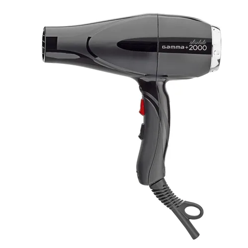 Vista 4 de Gamma+ Absolute Power and Absolute 2000 - Secador de pelo profesional de turmalina iónico unisex con 2 boquillas concentradoras