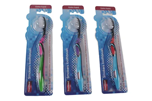 Vista 7 de Top Med ETS - Cepillo de dientes para fumadores extra duro (el color puede variar)