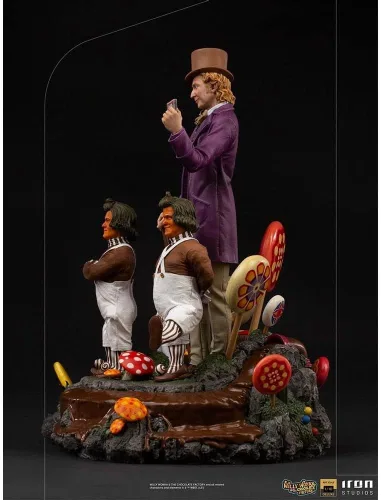 Vista 9 de Estatua Willy Wonka - Willy Wonka y la fábrica de chocolate - Escala de arte 1/10 - Iron Studios
