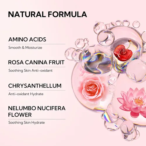Vista 8 de BREYLEE Champú para pestañas de 100 ml para extensiones de pestañas, secador de pestañas en abanico + botella de enjuague + cepillos + puff